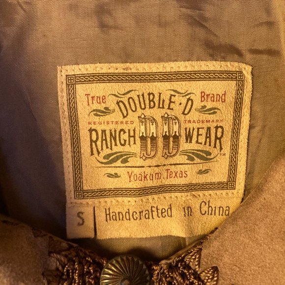 Double D Ranch Purple Suede Jacket - Picture 3 of 3